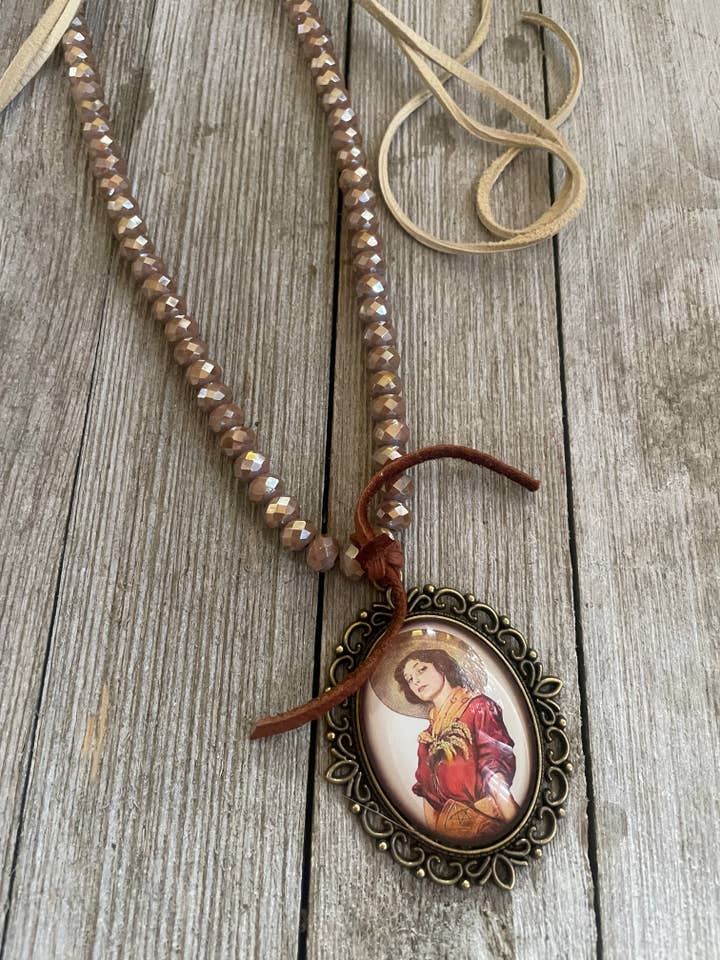 Prairie Rose Cowgirl Ketting voor wholesale door Savannah Hoffman Designs Artisan Jewelry