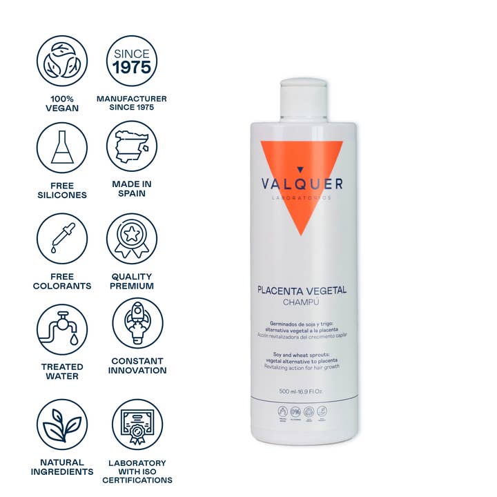 Valquer Laboratorios - Wholesale Hair Shampoo - Shampoo placenta familar Combat: hair loss, dandruff, oily - 5003