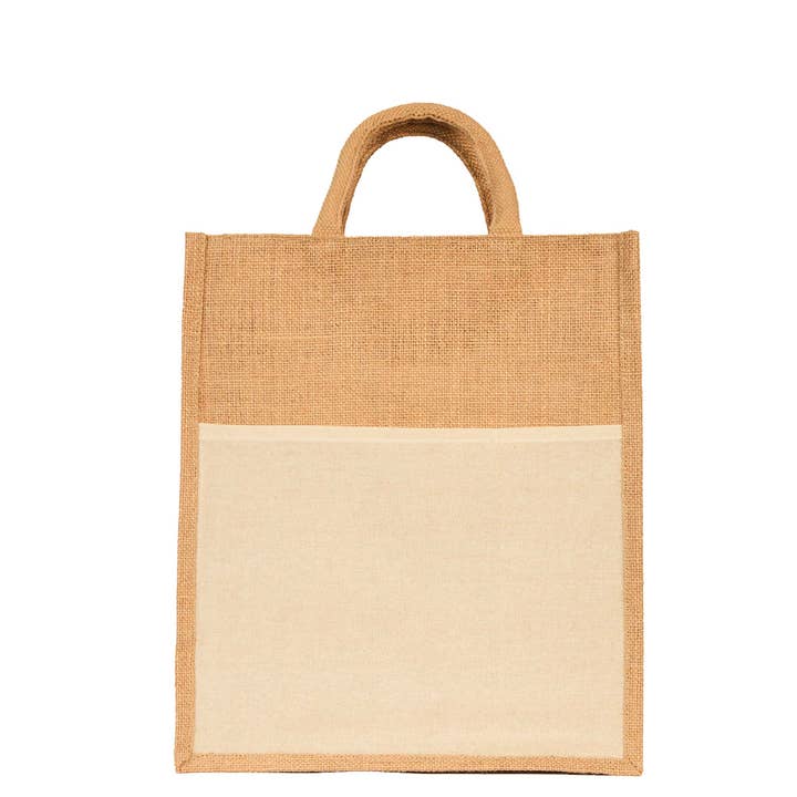 ecojutebags – wholesale Grocery/shopping bag – Pack 8 Jute Shopping Tote Bags 10"x10"x7" Travel & Shopping3