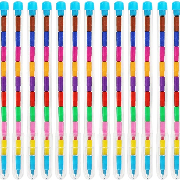 The Twiddlers – wholesale Crayons – Child & baby – 36 Swappable Tip Colour Crayons5