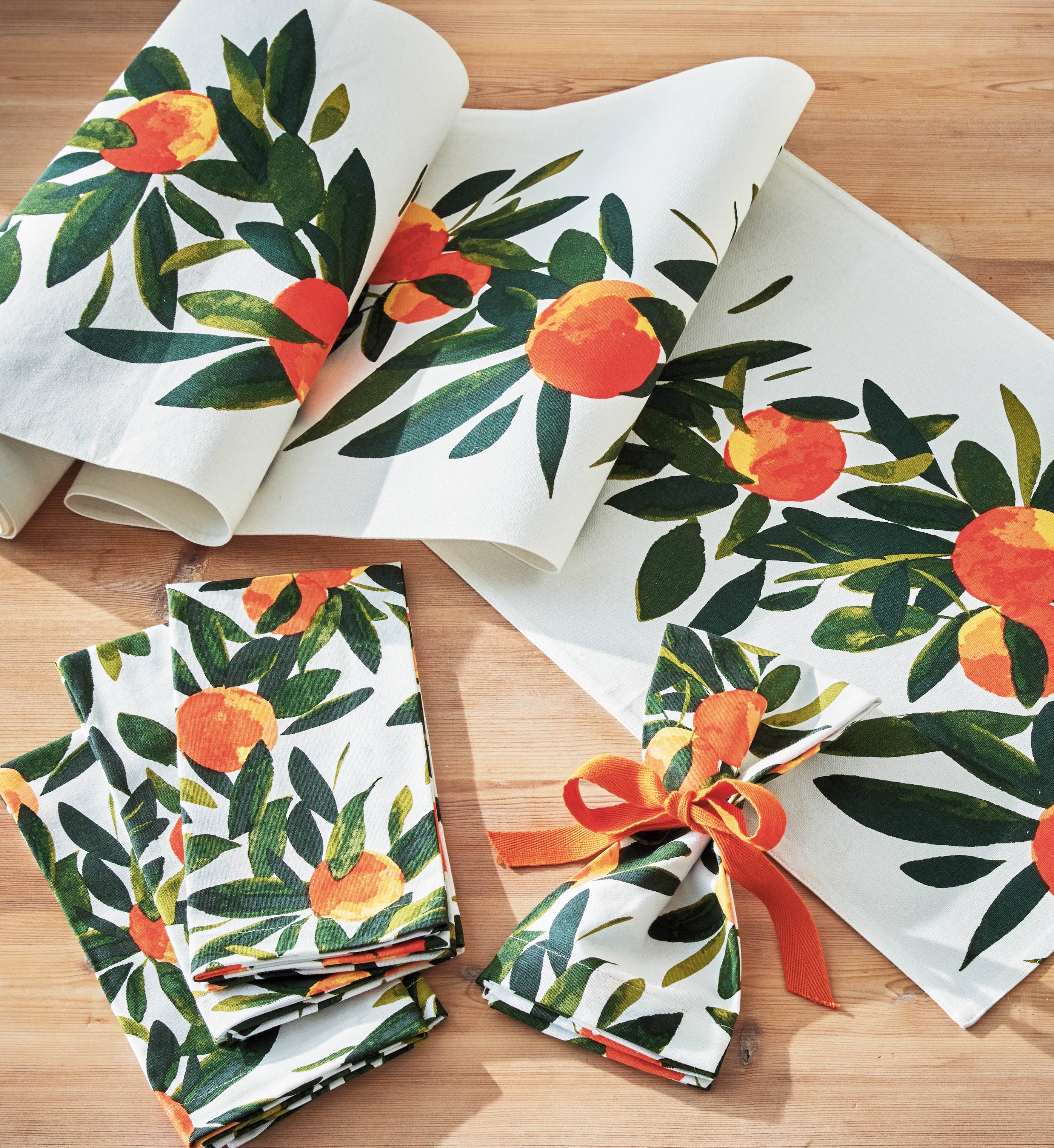 Citrus Grove Runner Multi Cotton Christmas for wholesale on Faire1