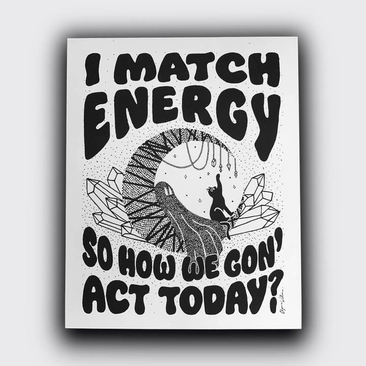 Énergie "Petite Impression Fantôme Noire" pour la vente par Solo Souls