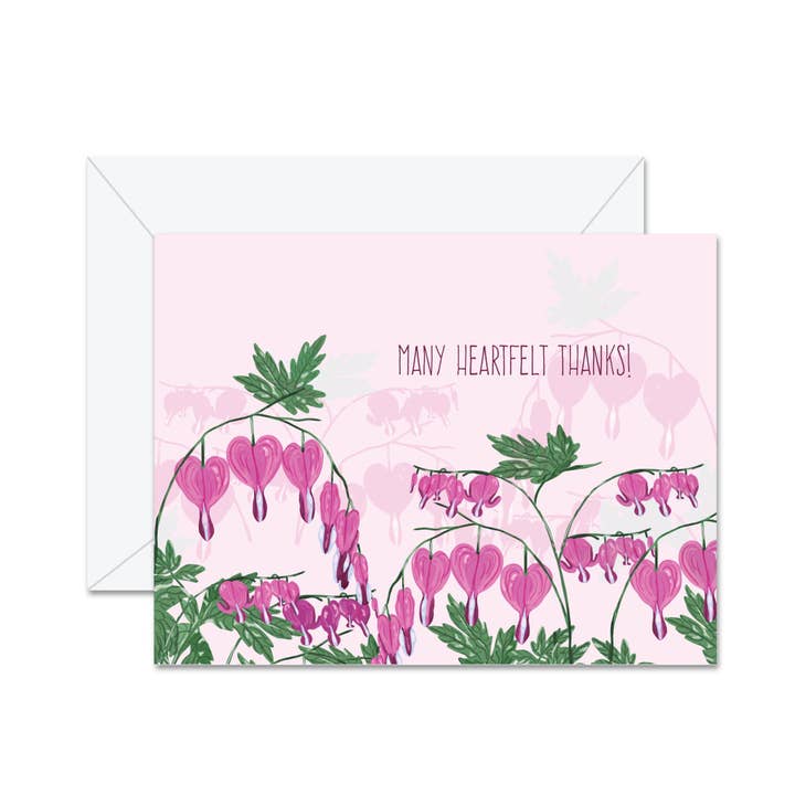 Many Heartfelt Thanks - Greeting Card for wholesale by Jaybee Design