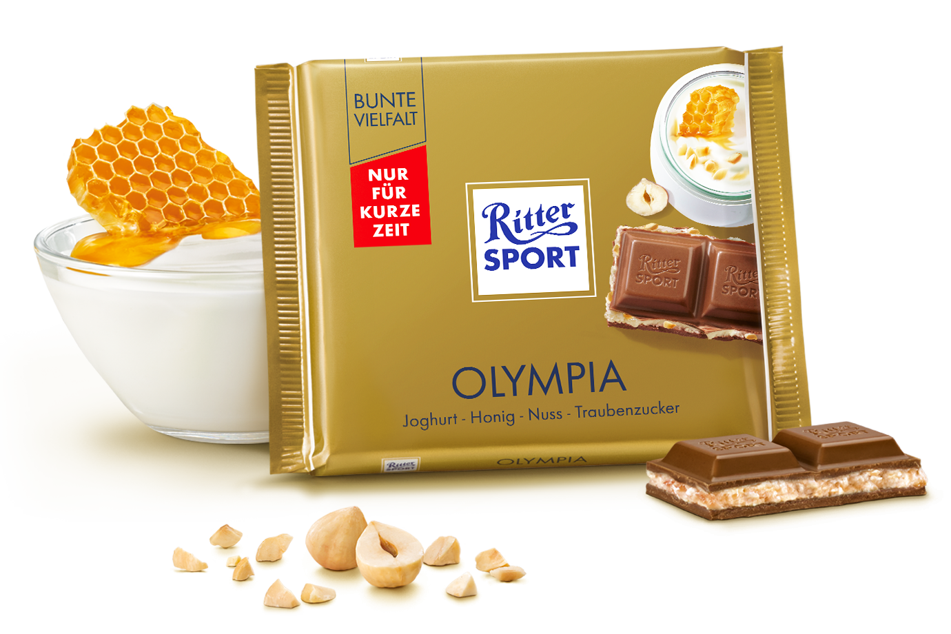 Global Bite Co - Wholesale Chocolate Bar - Ritter Sport Olympia 100g (Germany)1