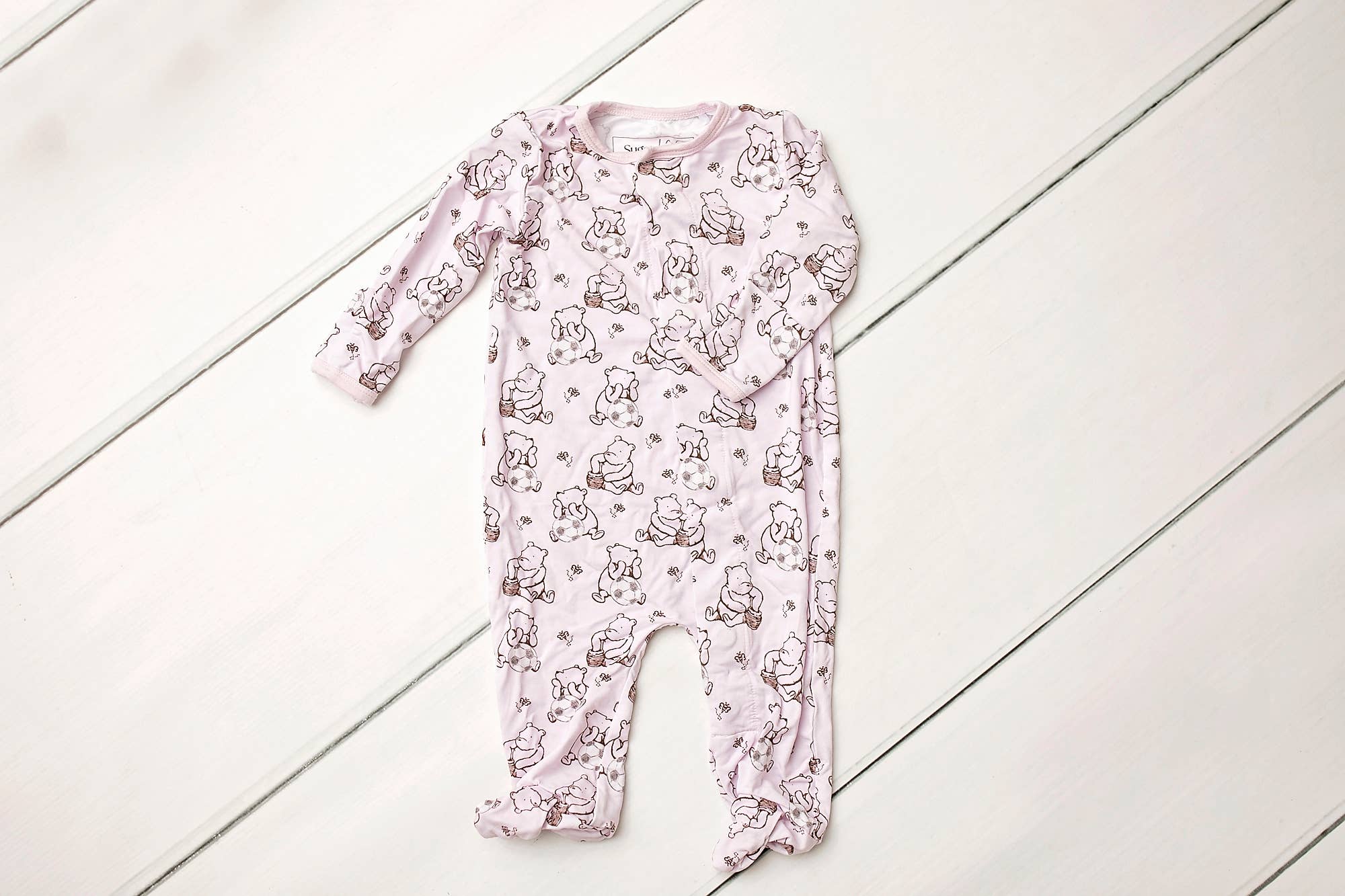 Sugar Lily's - Wholesale Jumpsuit - Baby - Sugar Lily's- Winnie the Pooh- Magnetic Footie5