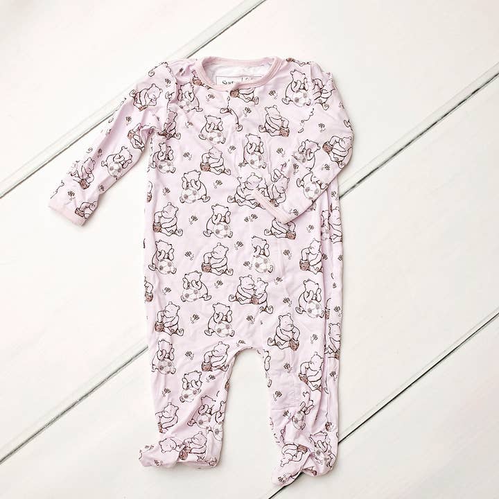 Sugar Lily's - Wholesale Jumpsuit - Baby - Sugar Lily's- Winnie the Pooh- Magnetic Footie5