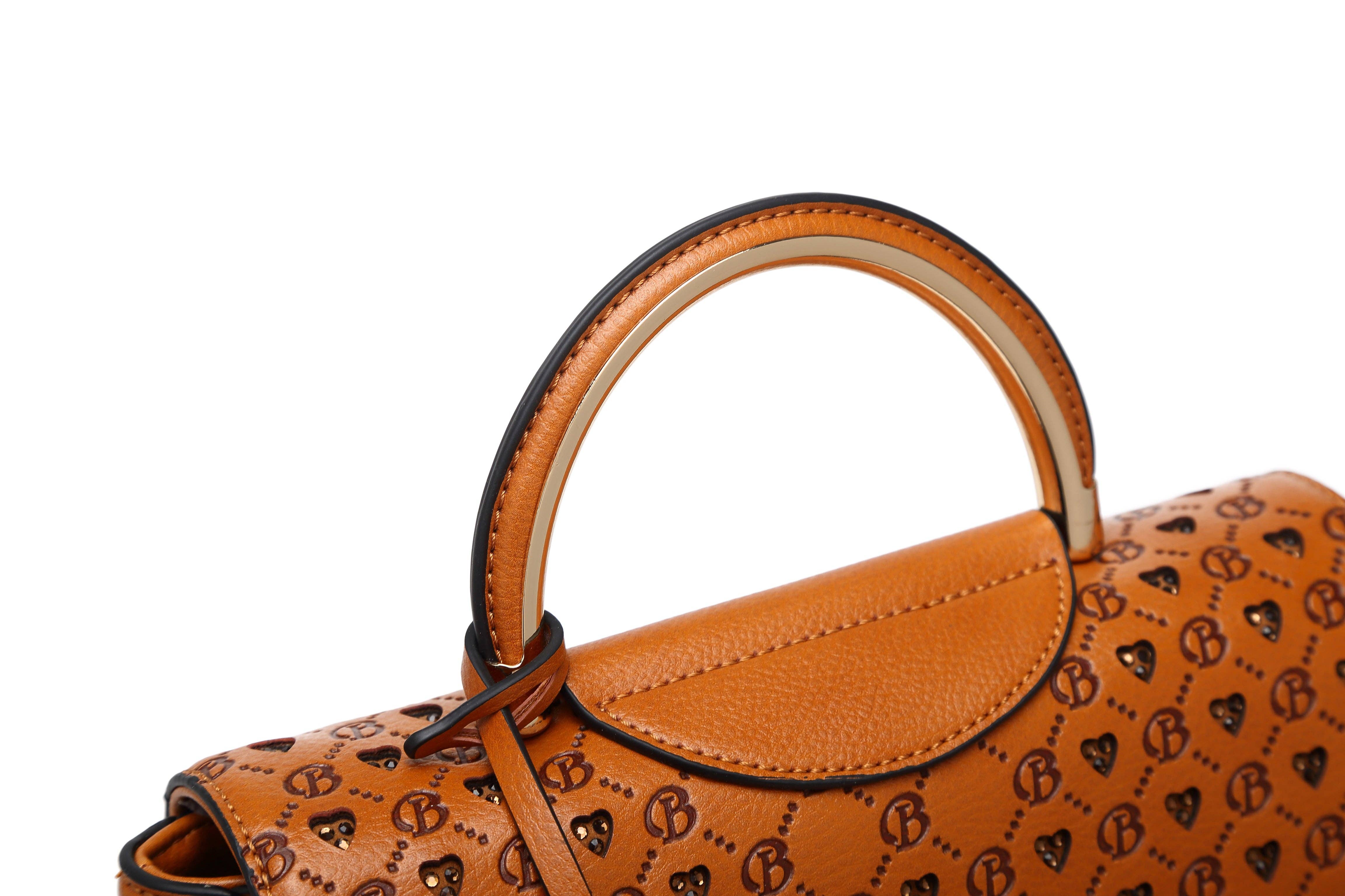 Brangio (Italy) Company Inc. - Vente Sac à bandoulière – femme - Sac bandoulière monogramme luxe Brangio Italie5