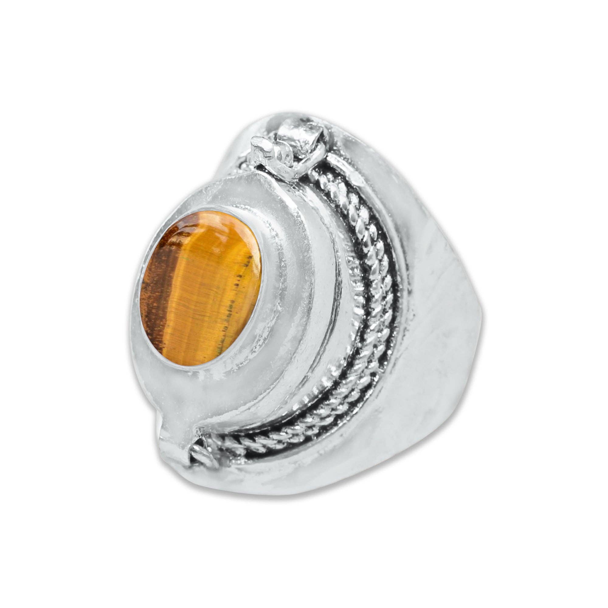 Handmade Jewels - Vendita all'ingrosso Anelli cocktail/statement - Anelli a Scomparto Placcati in Argento Fatti a Mano – Anelli Veleno con Scomparto Nascosto12