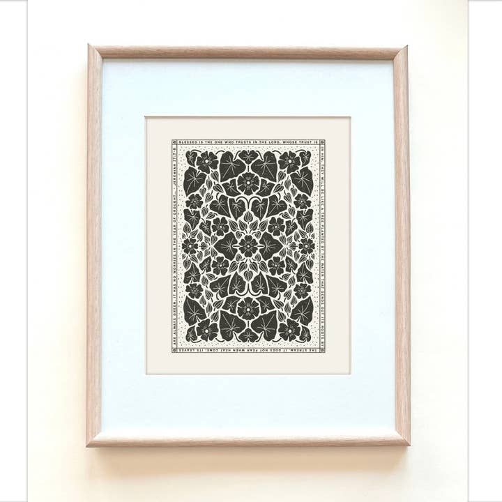 Chelsea Calkins Design - Wholesale Art Print - Tree Planted by Water Print | Jeremiah 17 | 8x10 Wall Art |
