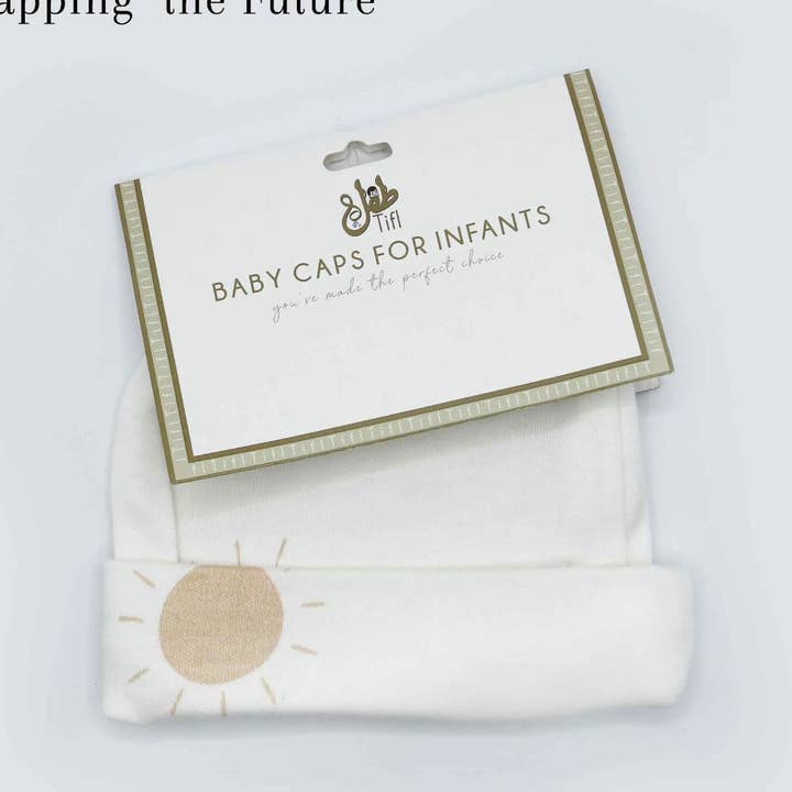 Baby Cap Ivory Cream Sun for wholesale by Cotton Passion