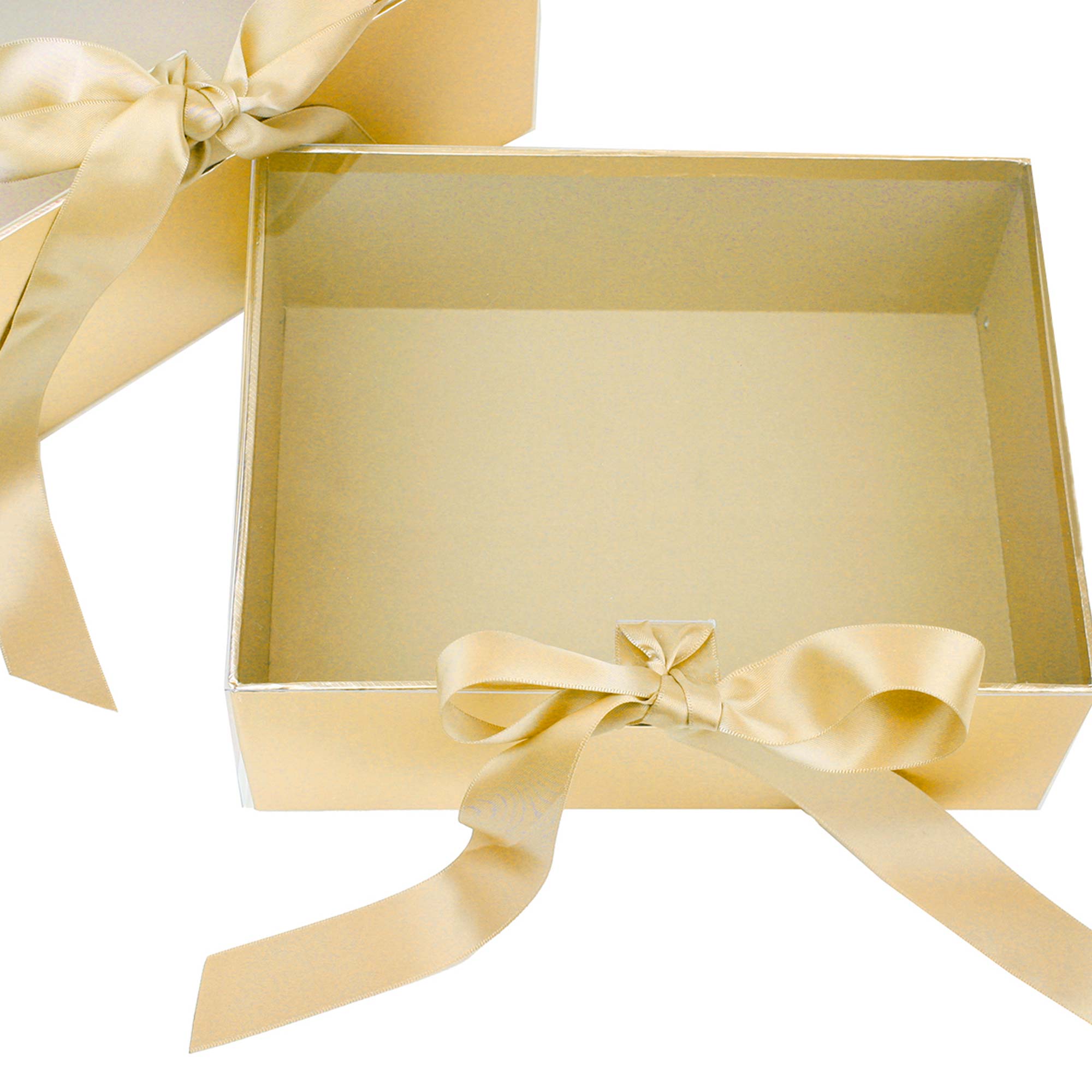 Emartbuy – Großhandel Geschenkboxen – Elegante Geschenkbox mit Klarsichtdeckel und Schleife für besondere Anlässe - 2er-Set12