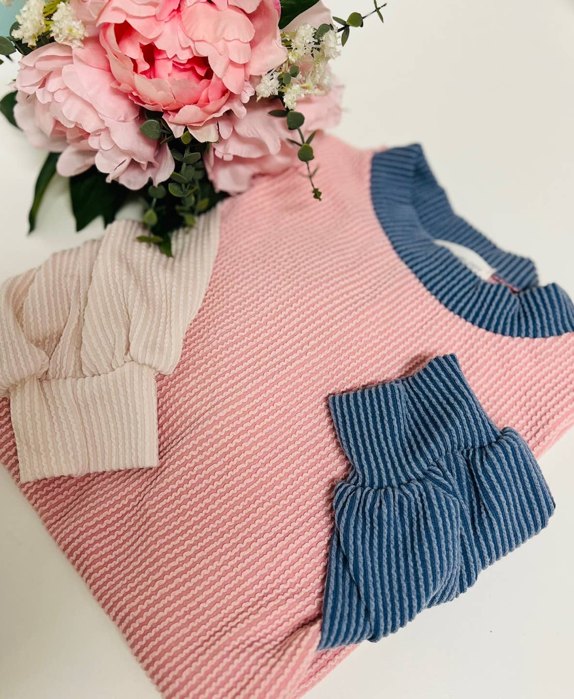 lovely melody – wholesale Tunika - Dam – LMT4259-Den här eller den där färgblockstoppen3