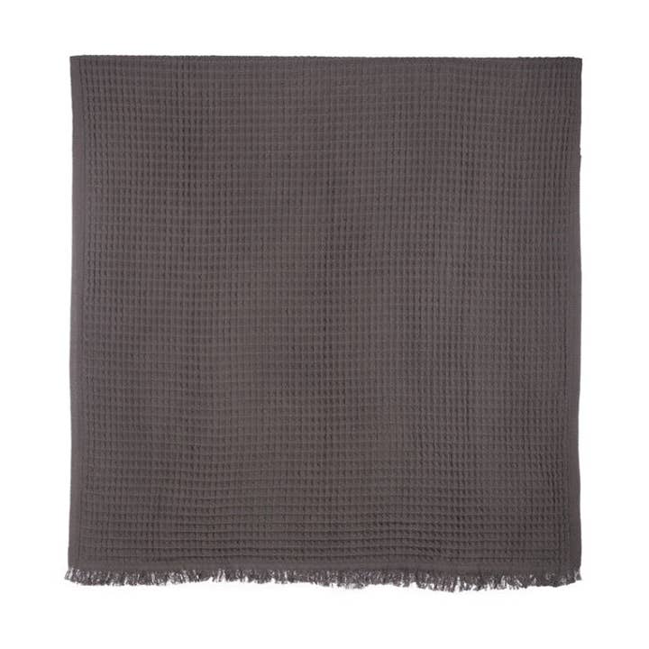 Turkish Towel Co - Wholesale Bath towel - Waffle Charcoal Grey Turkish Towel0