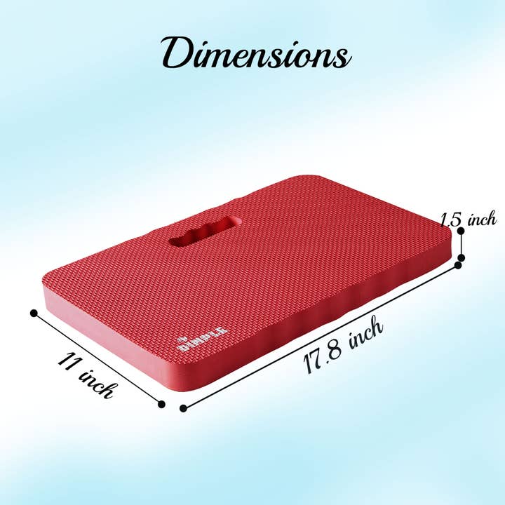 Dimple - Wholesale Gardening Kneeling Pad - (Qty 2) High Density Thick Foam Comfort Kneeling Pad, Red2