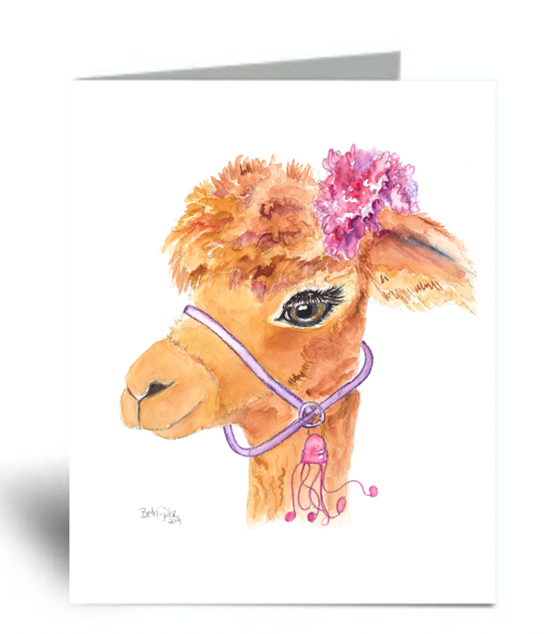 Beth Suter Art - Wholesale Everyday Greeting Card - "Jayne" Blank Card0