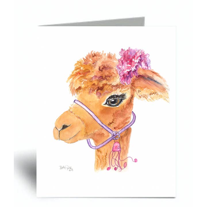 "Jayne" Blank Card for wholesale by Beth Suter Art