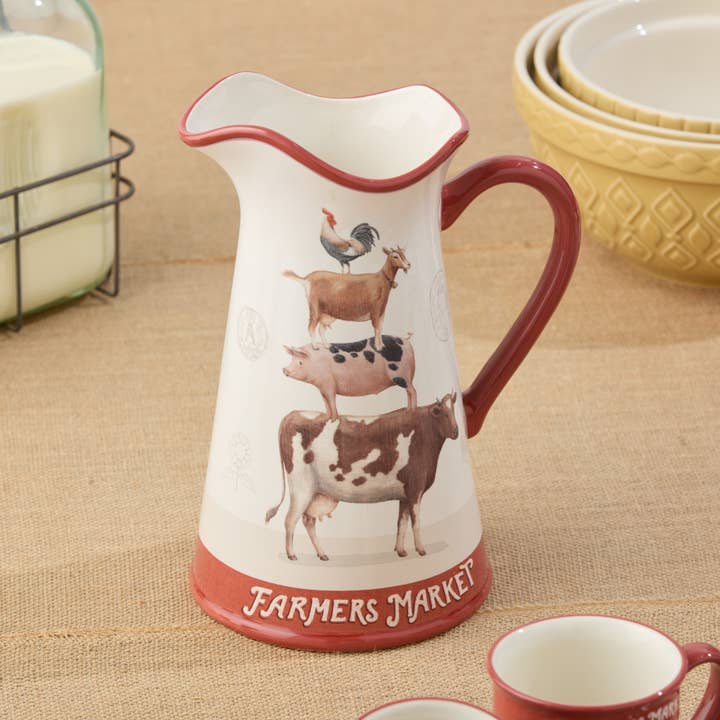 Certified International - Wholesale Pitcher - Vintage Farm Pitcher 96 oz2