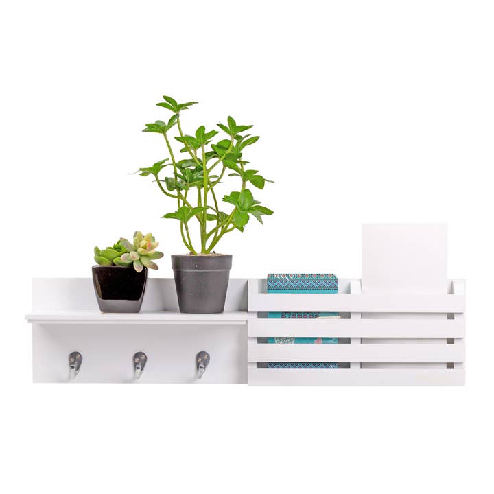 Étagère murale Kiera Grace Sydney avec 3 crochets pour la vente par Kiera Grace