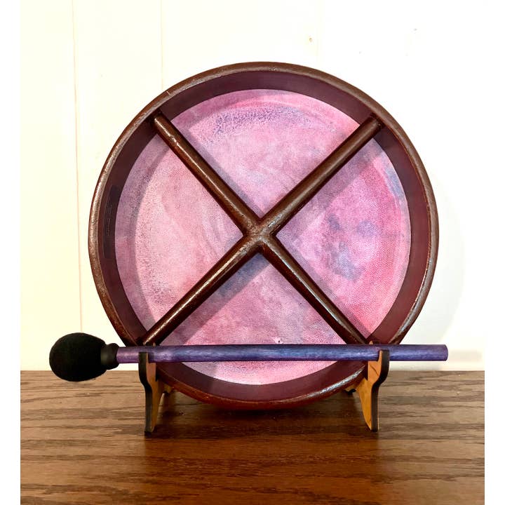 inRhythm - Vendita all'ingrosso Strumenti musicali - Tamburo Shamanic Swan Frame con espositore illuminato5