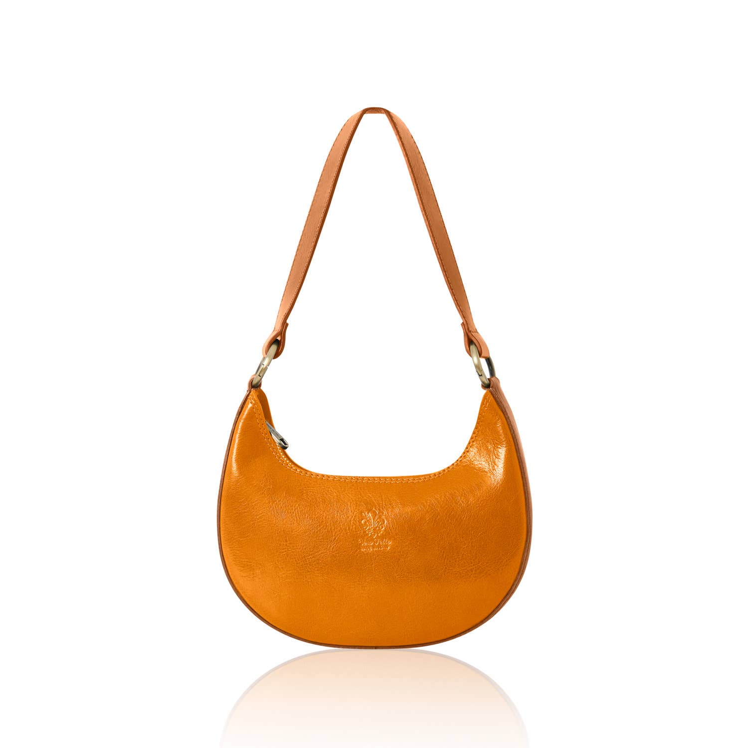 MONTTE DI JINNE – Engroshandel Skuldertaske – til kvinder – Lille italiensk skuldertaske i ægte vegetabilsk garvet læder3