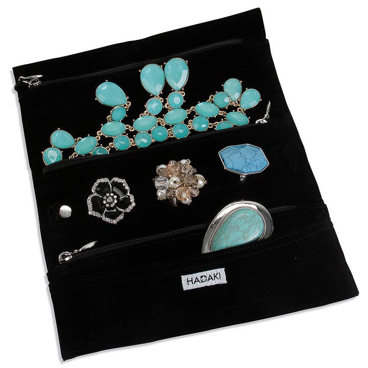 HADAKI - Vendita all'ingrosso Portagioie/organizer per gioielli - Rotolo porta gioielli in nylon4