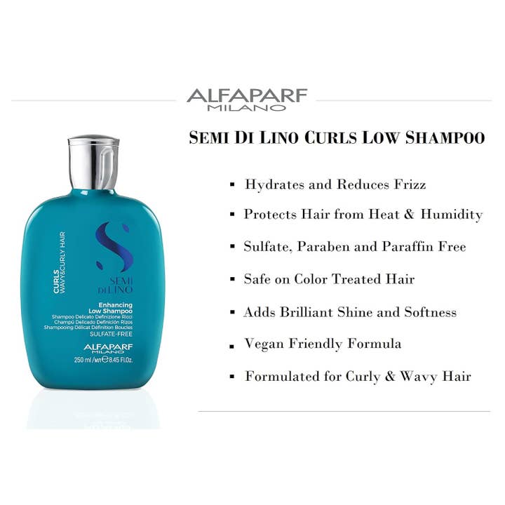 Lenawee Moda - Wholesale Hair Shampoo - Alfaparf Milano Semi Di Lino Curls Enhancing Shampoo