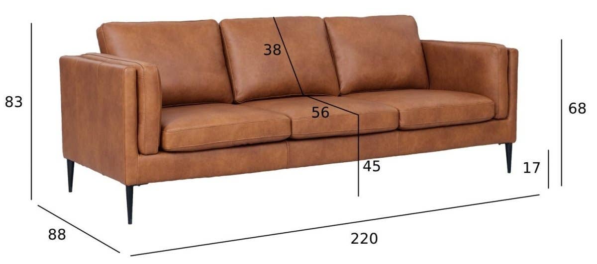Furnhouse - Wholesale Sofa - 3-Seater Sofa Valencia Brown10