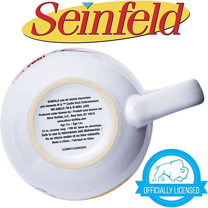 Silver Buffalo - Wholesale Coffee Mug - Seinfeld No Soup For You 24oz Ceramic Soup Mug
