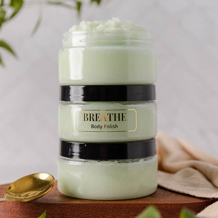 Breathe Body Polish for wholesale by Serendipity Bath & Body