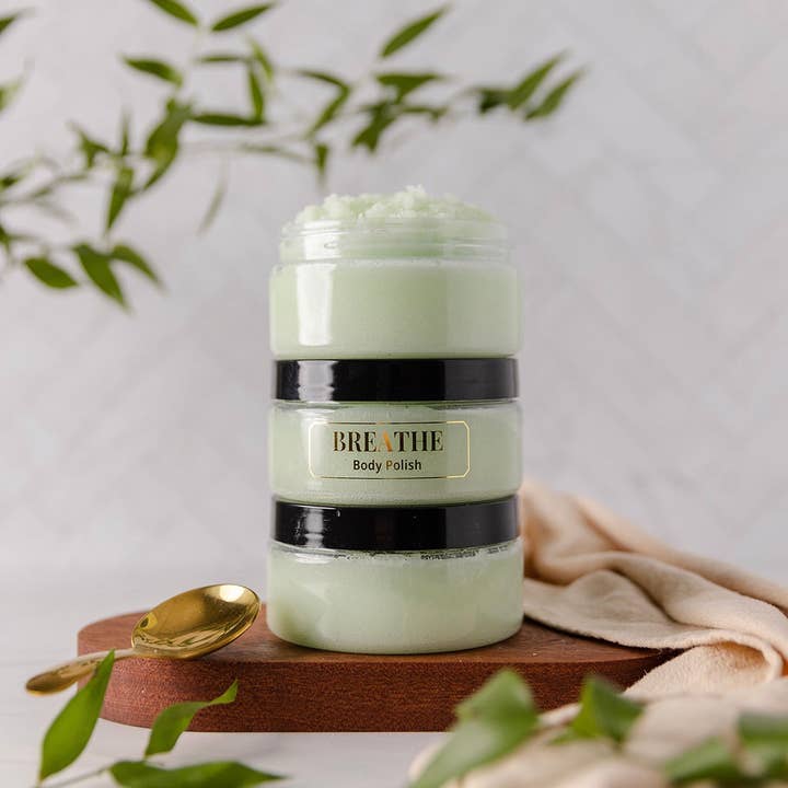 Breathe Body Polish for wholesale by Serendipity Bath & Body