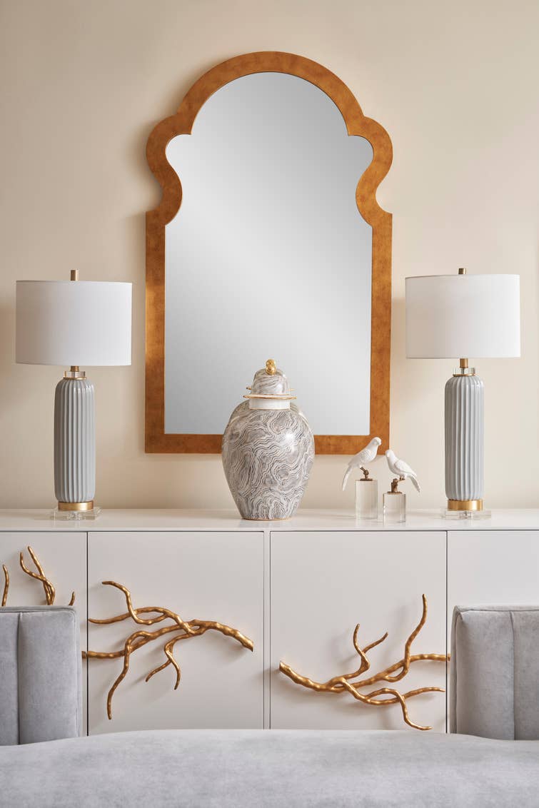 Chelsea House - Vente Miroir mural - Miroir Jagger - Or8