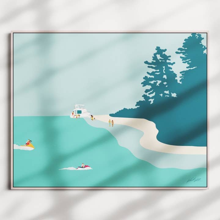 Power Island Travel Print 8x10 for wholesale by Byway Press