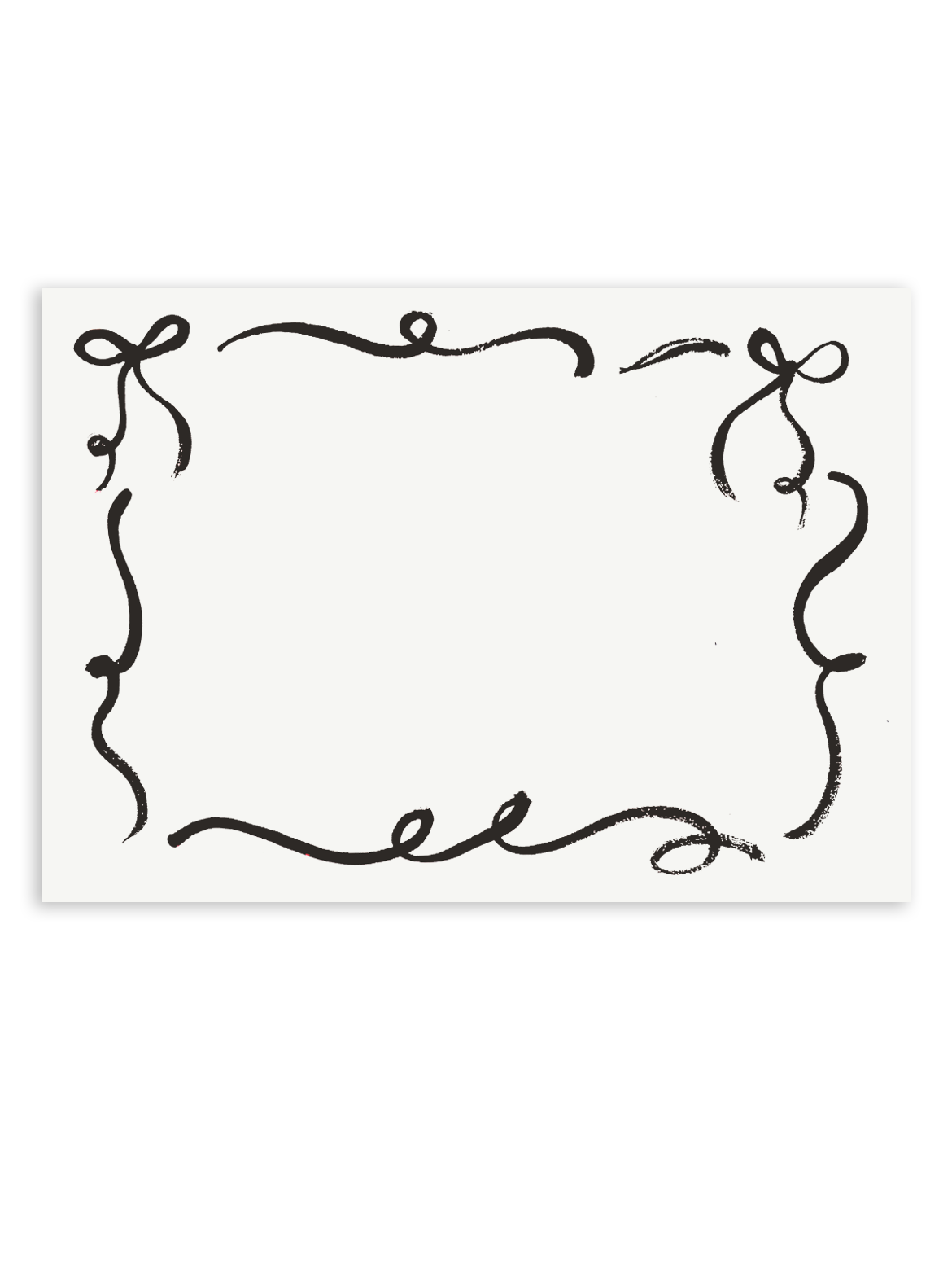 Sarah Writes In Ink - Vente Assortiments de papeterie/cartes - Ensemble de papeterie noir entièrement ligoté - Blank0