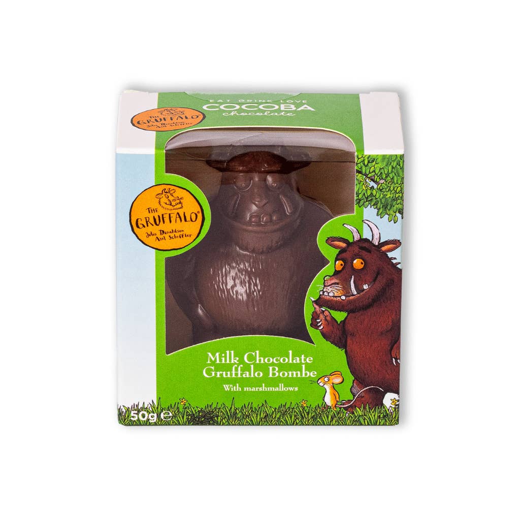 Cocoba – wholesale Hot cocoa mix/kit – Gruffalo Hot Chocolate Bombe with Marshmallows (single)