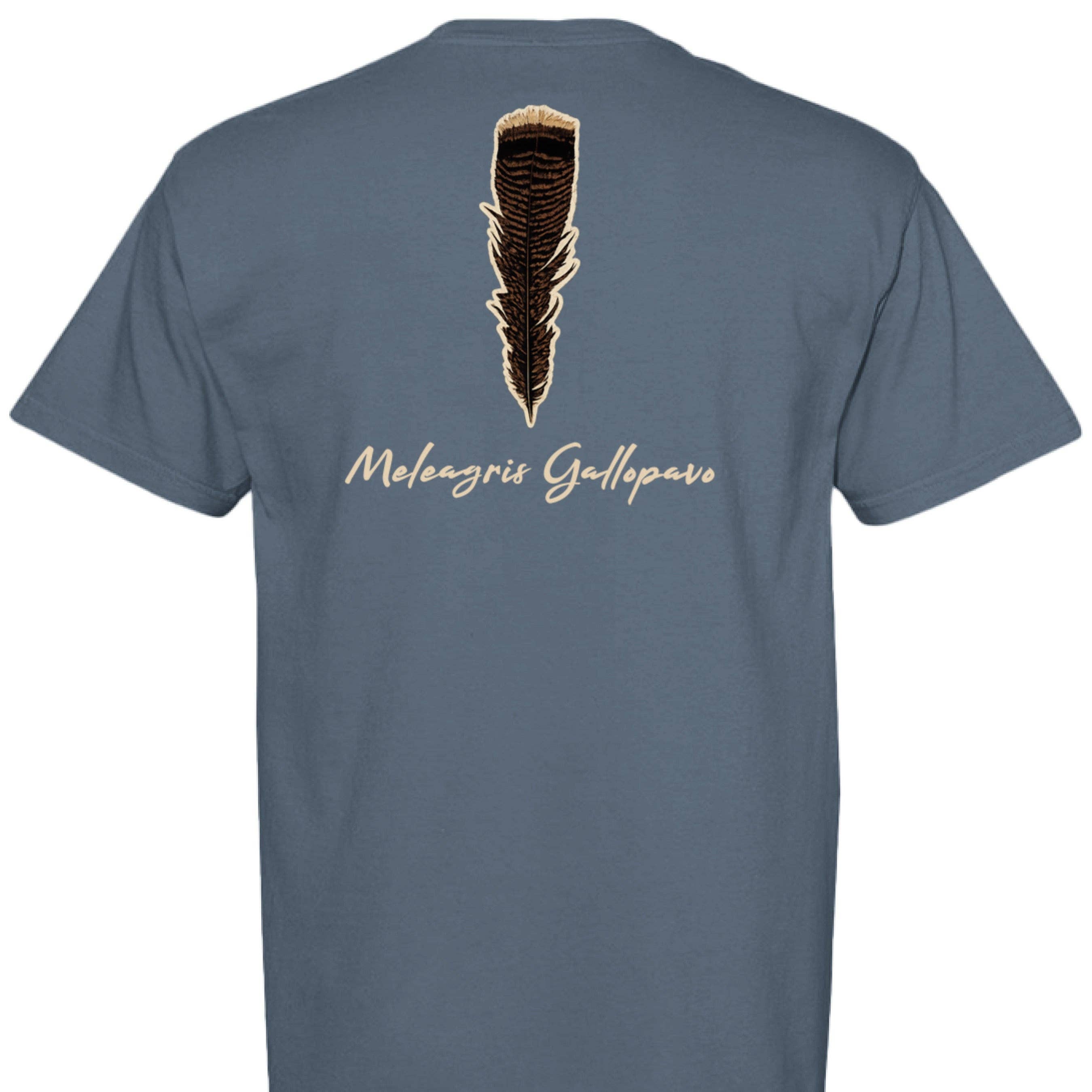 Ghost Ridge Brand - Wholesale Screen Printed T-Shirt - Unisex - Turkey Feather T-Shirt8