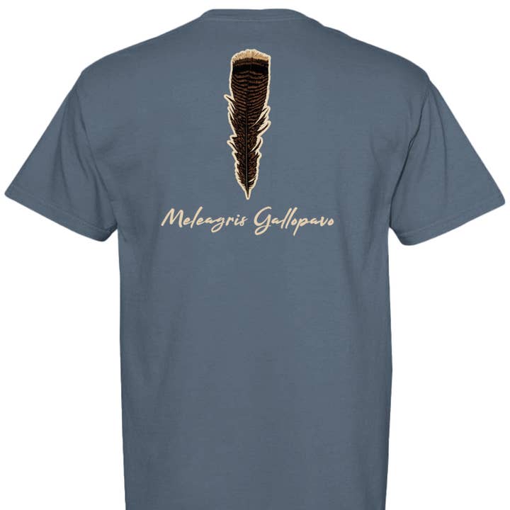 Ghost Ridge Brand - Wholesale Screen Printed T-Shirt - Unisex - Turkey Feather T-Shirt8