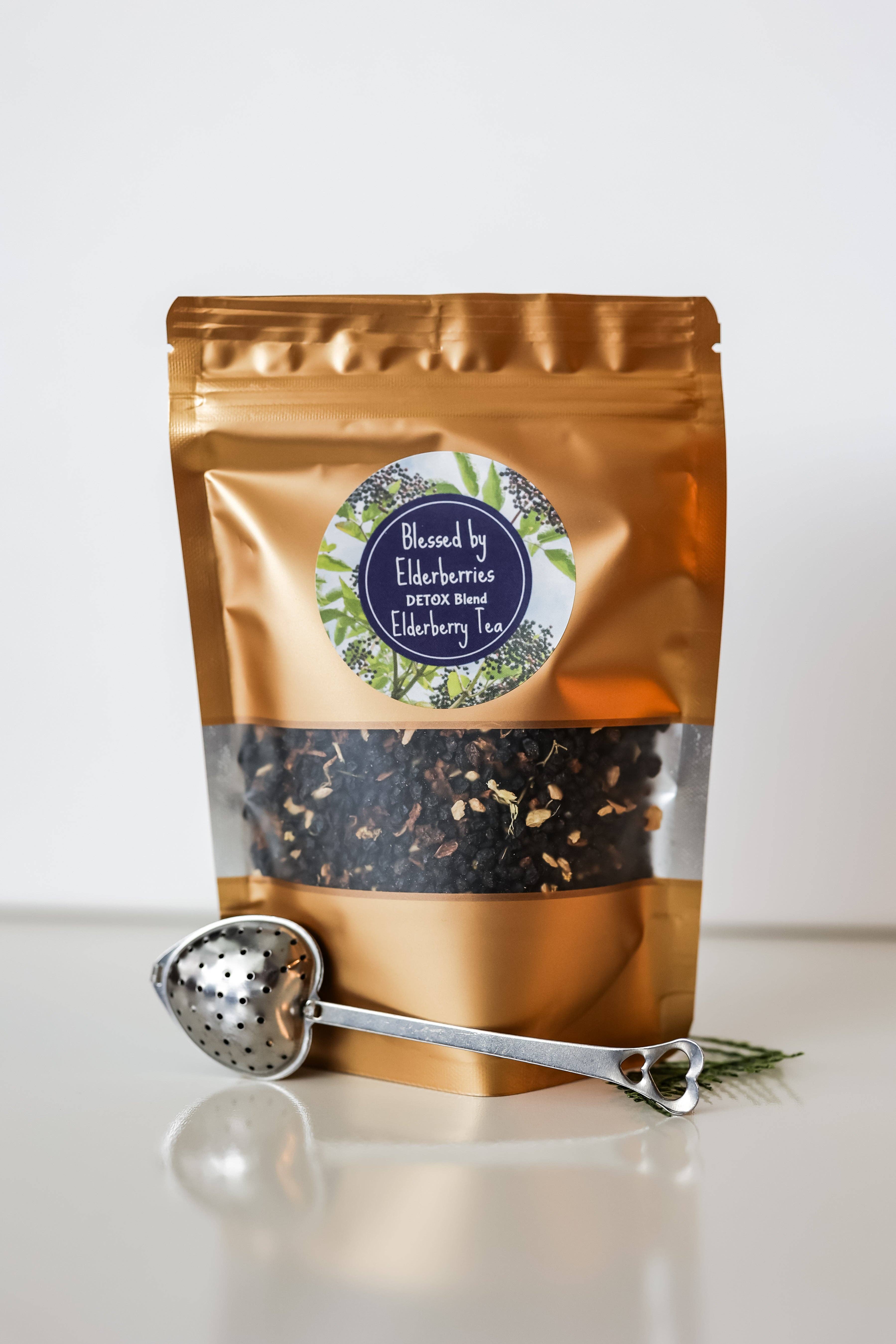 Blessed by Elderberries - Wholesale Health/Detox Tea - Detox Blend Elderberry Tea