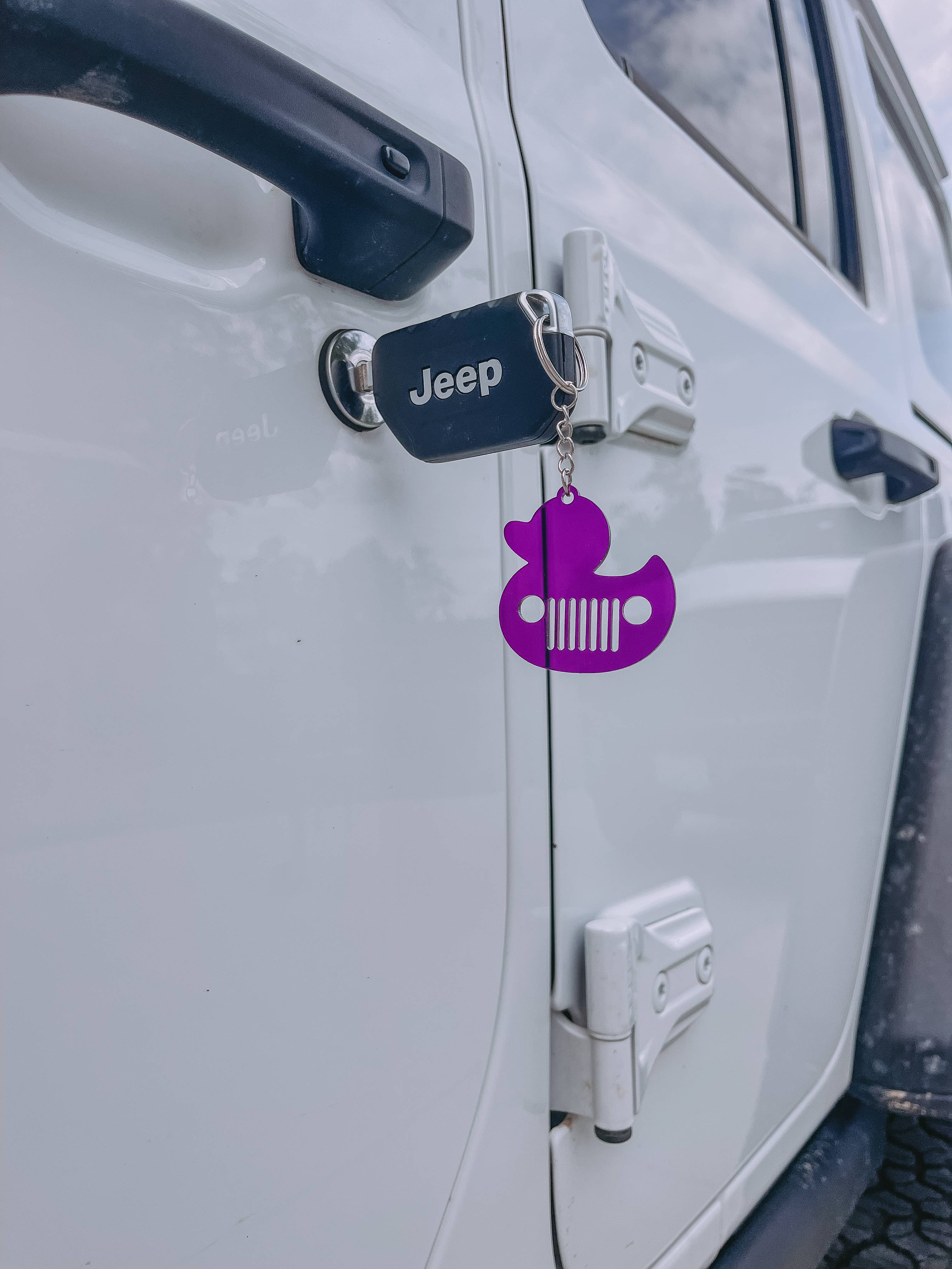 Sugar Koated Designs - Wholesale Keychain - Women's - You've been ducked, Duck Keychain, Wrangler Keychain, 4x48