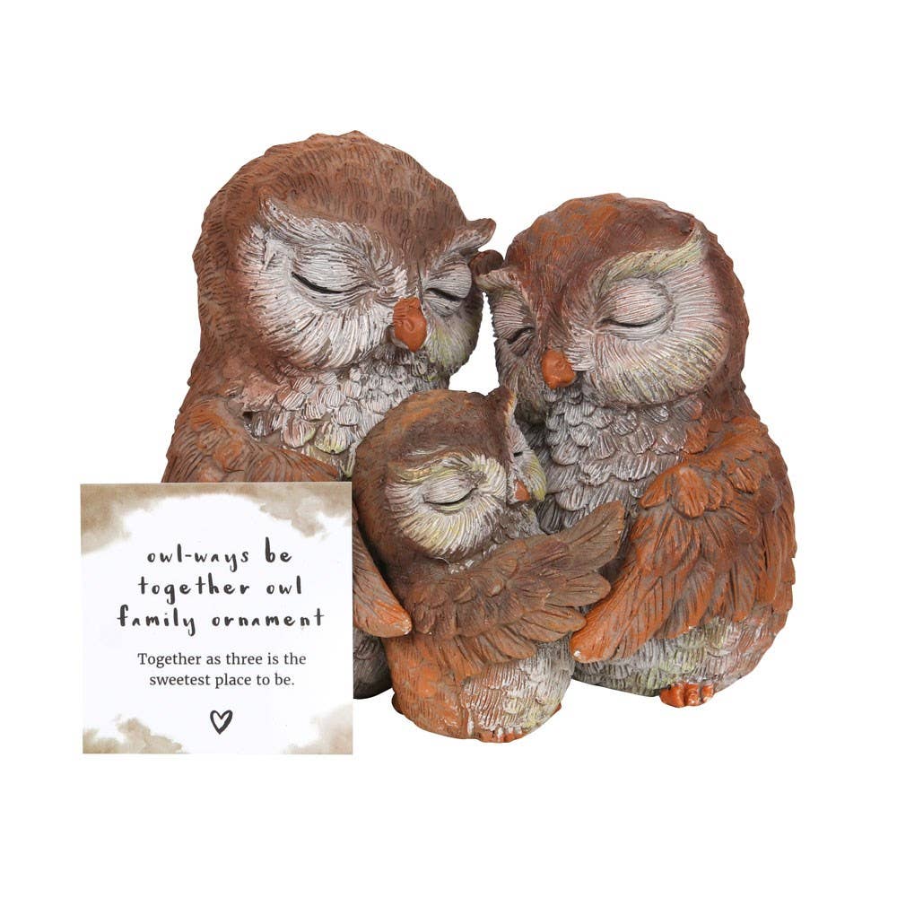 Something Different Wholesale - Wholesale Ornament - Owl-ways samen: uilenfamilie ornament3