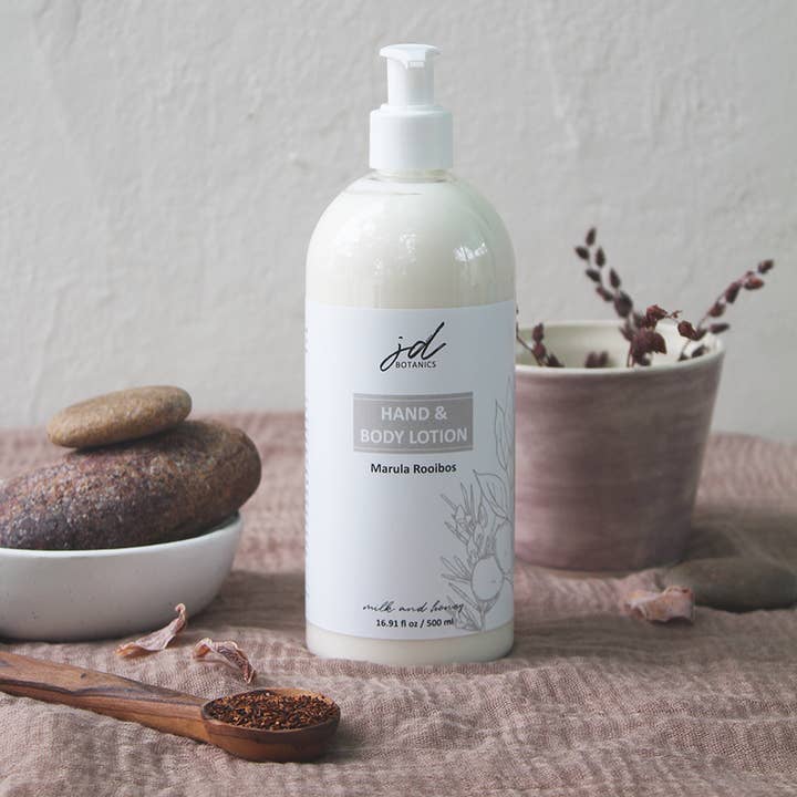 JDBotanics - Wholesale Body Cream/Lotion - marula rooibos botanical body lotion (16.9 fl oz / 500ml)