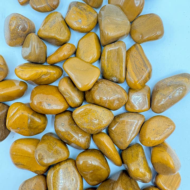 Oils and Auras - Wholesale Spiritual Stone/Crystal - Yellow Jasper Crystal Tumble Stone