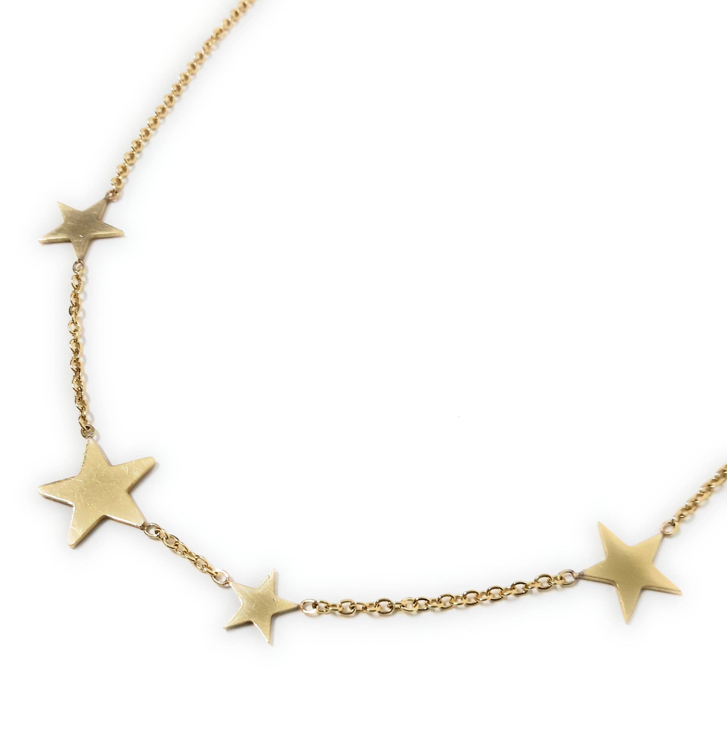 BRANDELIA - Wholesale Pendant/Charm Necklace - Gold Choker · Stars0