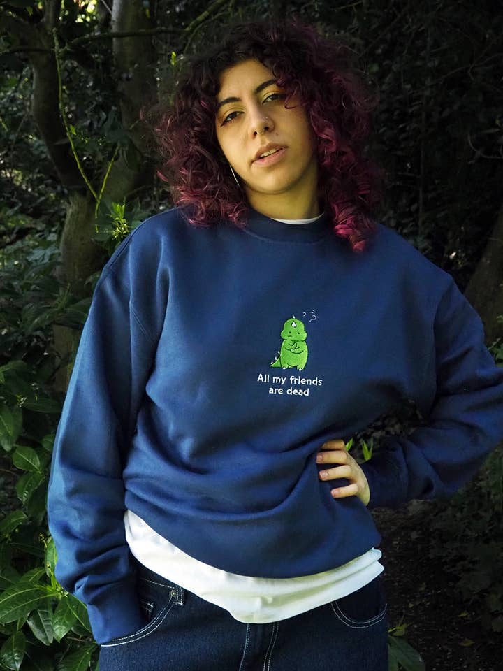 All My Friends Are Dead - Jumper for wholesale by Sara's threads