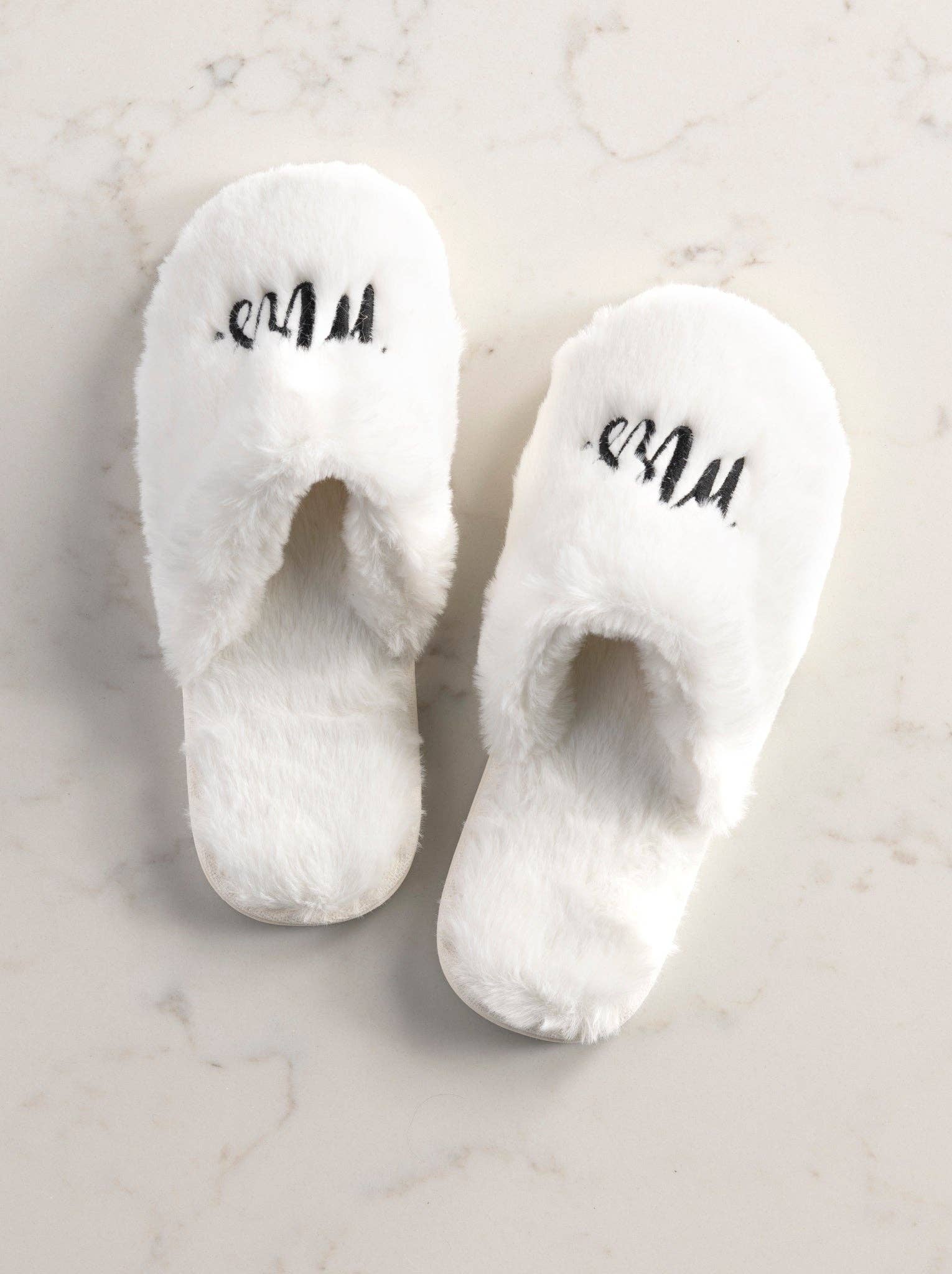 Shiraleah - Wholesale Slippers - Women's - "MRS" BRIDAL SLIPPERS, IVORY2