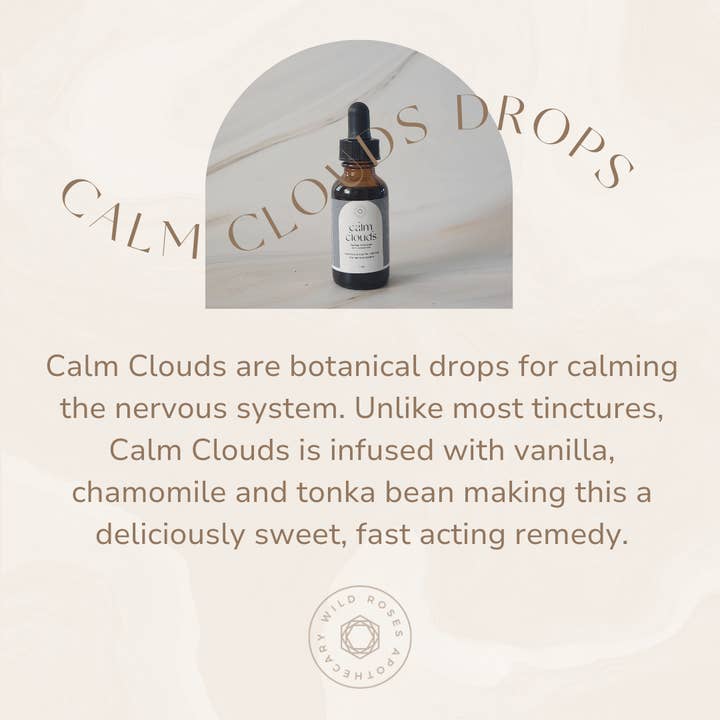 Wild Roses Apothecary - Wholesale Tincture - Calm Clouds