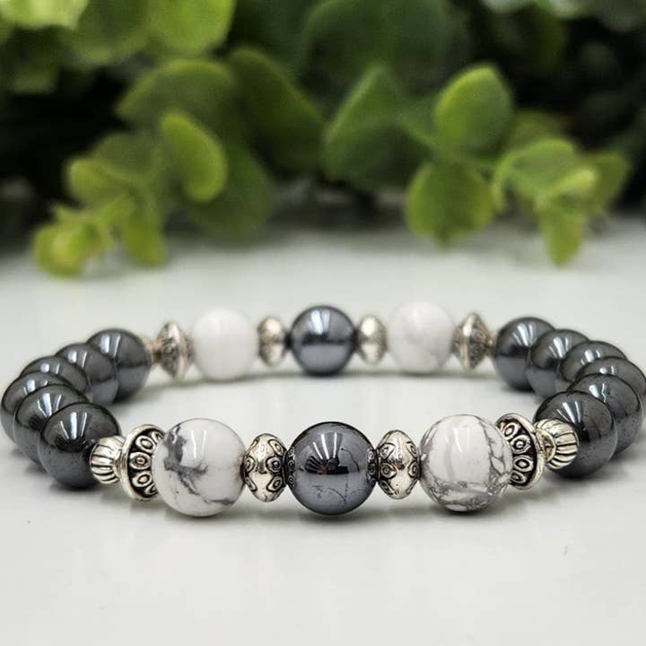 EMPATH PROTECTION- Terahertz,White Howlite,Hematite Bracelet and other Purchase Wholesale soul charms. Free Returns & Net 60 Terms on Faire trending on Faire.