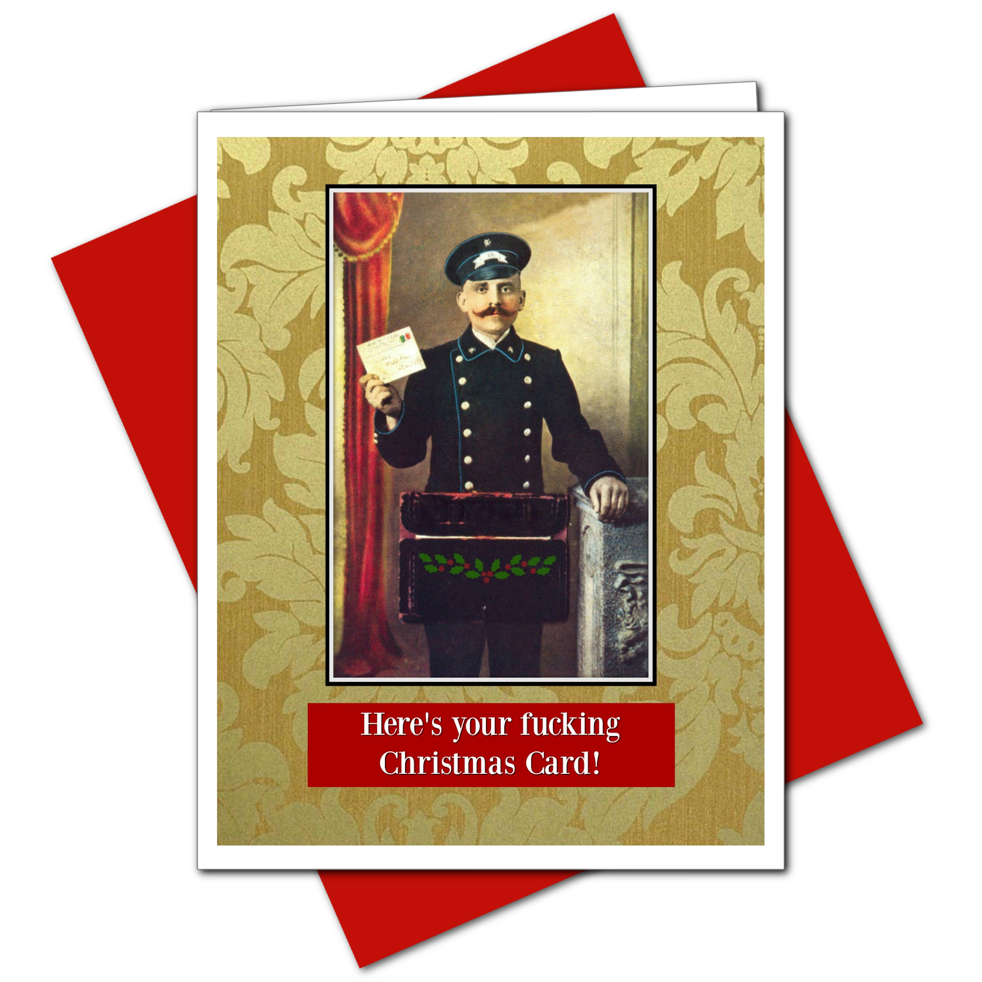 Ümlaut Brooklyn - Wholesale Christmas Card - Fucking Christmas Card - Christmas Greeting Card2