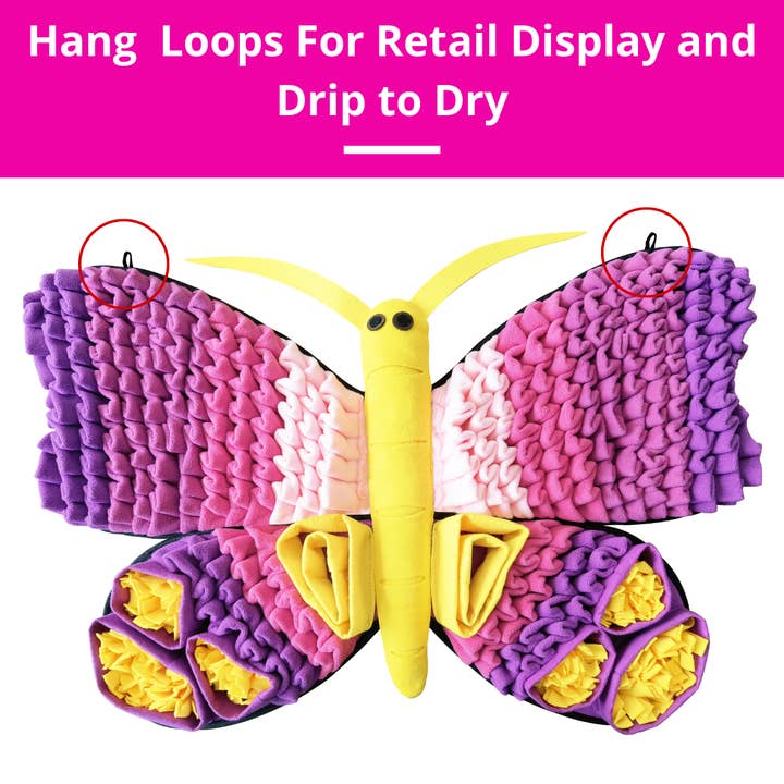 PawzNDogz - Wholesale Pet Mat - Dog - Radiant Butterfly™ Snuffle Mat | Challenge Level 38