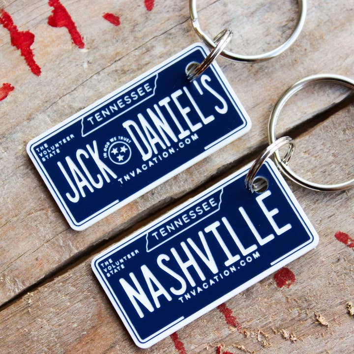 The Laundry Room Shop - Wholesale Keychain - Unisex - Customizable Engraved Plastic Keychain - Tennessee3