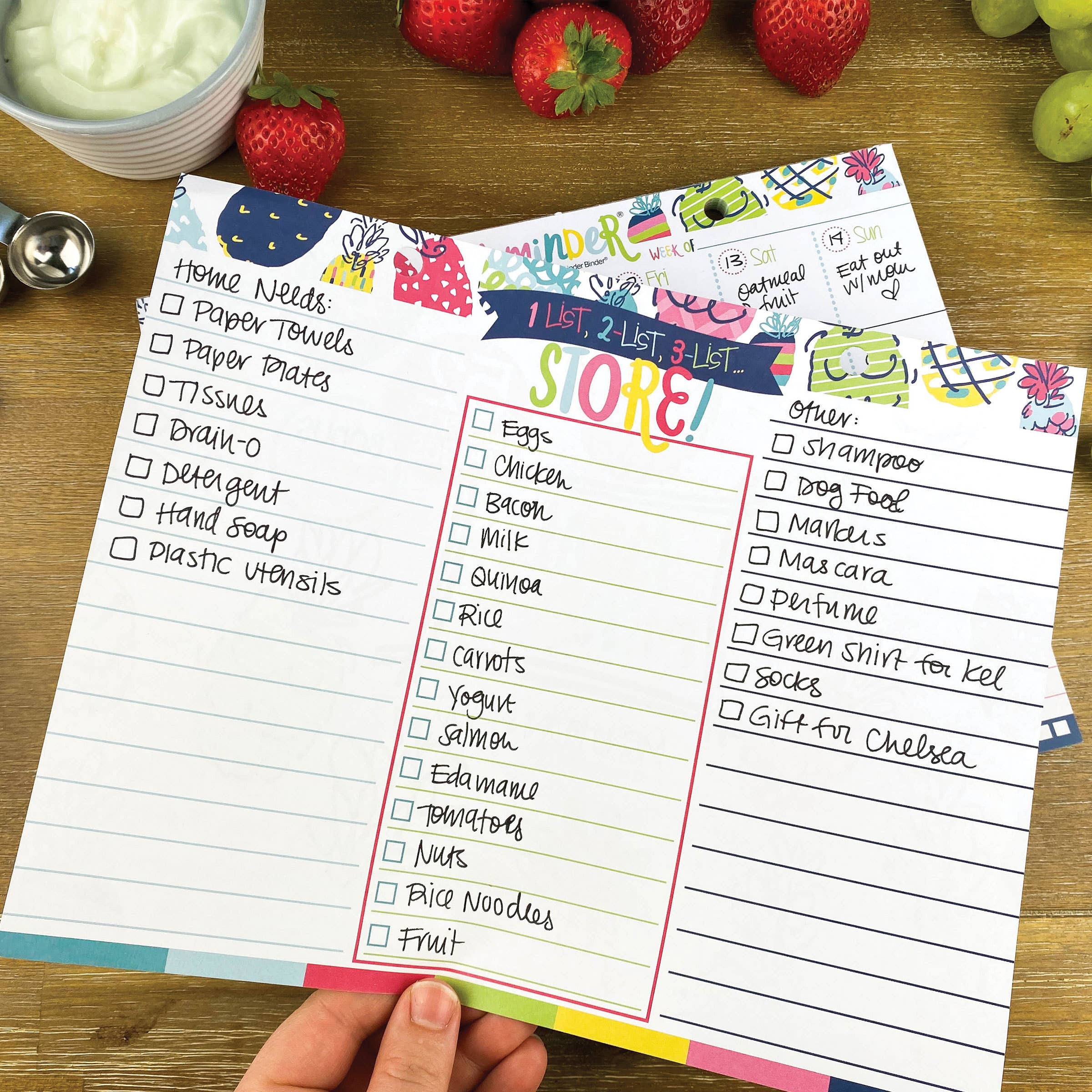 Denise Albright® - Wholesale Planner - 52-Week Meal Minder® Weekly Menu Planner Pad | Pack of 69
